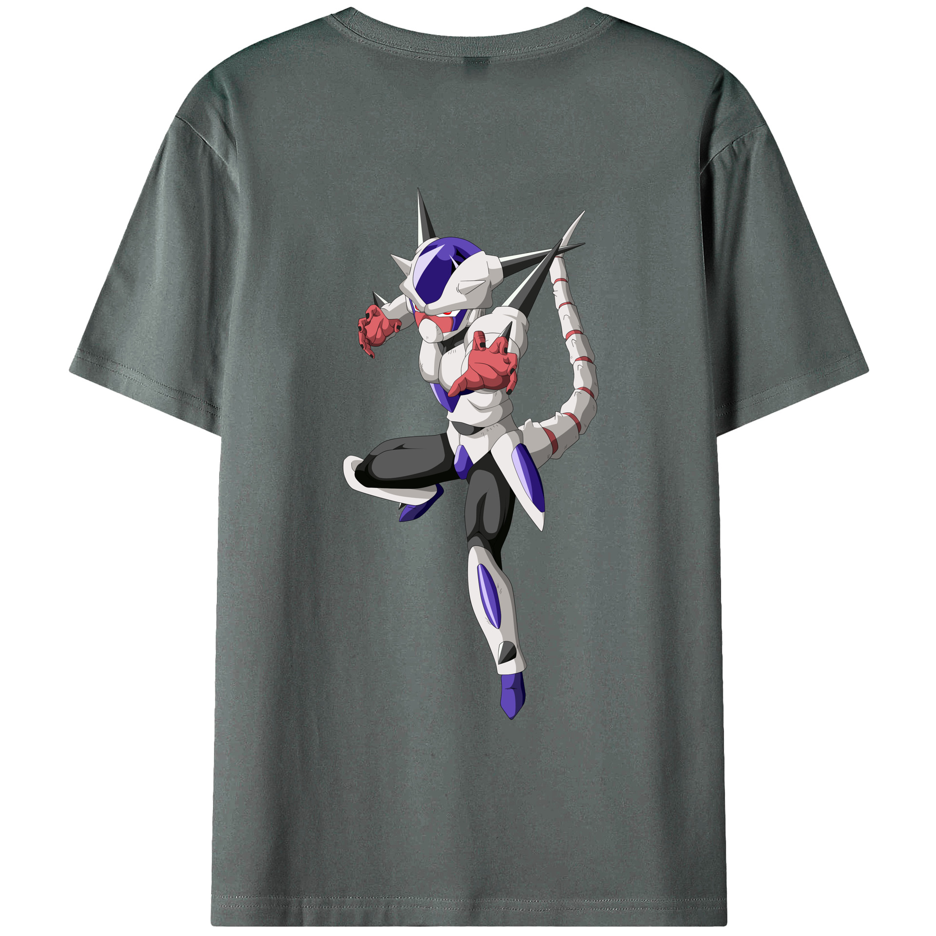 （画像用） ドラゴンボール クリーサ DRAGON BALL Kulisa 綿100％ メンズ半袖Tシャツ（バックプリント） 通気性